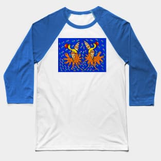 Maria Prymachenko, Ukrainian Dancers, Ukrainian Artist, Ukrainian Folk Art Baseball T-Shirt